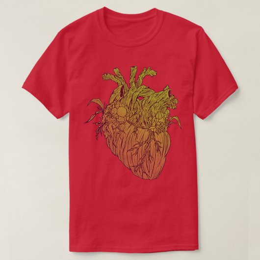 成長ハート2 Tシャツ (デザイン正面)