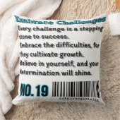 成長バーコード： NO.19 クッション (ブランケット)
