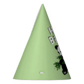 成長パンダ誕生日 パーティーハット (左)