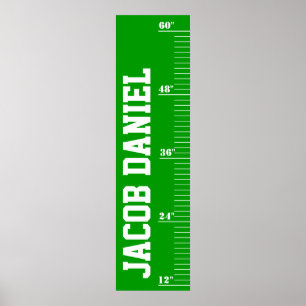 成長パーソナライズされたグラフ – フィールド ポスター