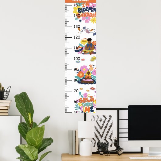 成長パーソナライズされた時間チャート ポスター (ホームオフィス)