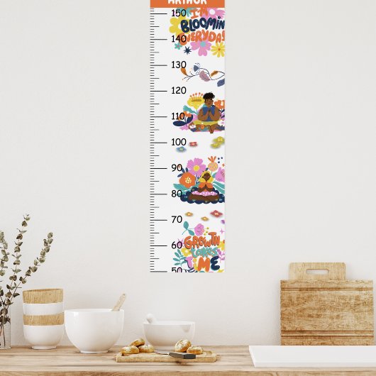 成長パーソナライズされた時間チャート ポスター (キッチン)