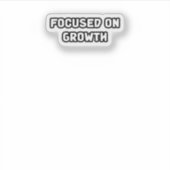 成長マインドに焦点を当てる シール (正面)