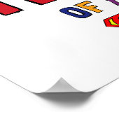 成長マインドセットインスパイアポスター – Wall Art Decor ポスター (角)