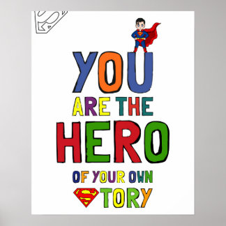 成長マインドセットインスパイアポスター – Wall Art Decor ポスター