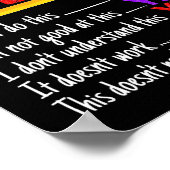 成長マインドセット先生の優しさパワーまだインスピリ ポスター (角)