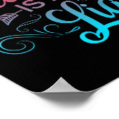 成長マインドセット先生恐怖は嘘つき ポスター (角)