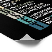 成長マインドセット定義 – やる気を起こさせる引用文 ポスター (角)