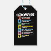 成長マインドセット教室の脳のモチベーションの中心 ギフトタグ (裏面)