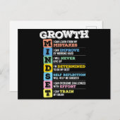 成長マインドセット教室の脳のモチベーションの中心 シーズンポストカード (正面/裏面)