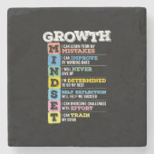 成長マインドセット教室の脳のモチベーションの中心 ストーンコースター (正面)