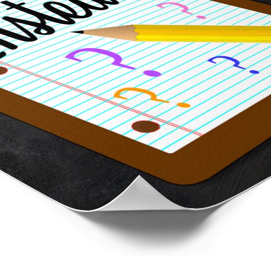 成長マインドセット教室ポスター ポスター (角)