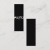 成長マインドセット起業家先生フィットネスモチベーション ロイヤリティカード (正面/裏面)