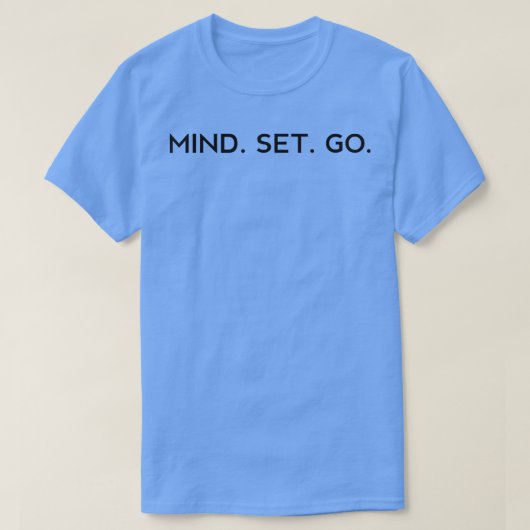 成長マインドマインドセット囲碁スローガン教室脳 Tシャツ (デザイン正面)