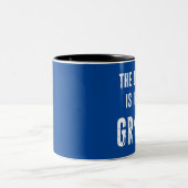 成長ランニングは困難の中にある ツートーンマグカップ (中央)