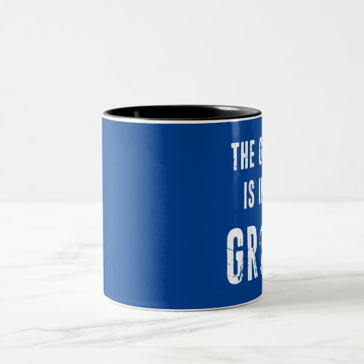 成長ランニングは困難の中にある ツートーンマグカップ (中央)