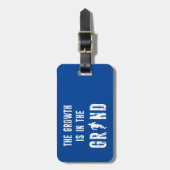 成長ランニングは困難の中にある ラゲッジタグ (正面縦)