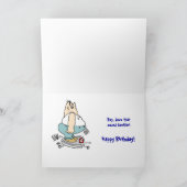 成長リングの誕生日 カード (内部)