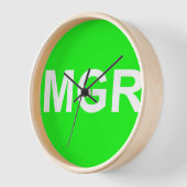 成長リングや輪「MGR」の壁時計 壁時計 (傾斜)
