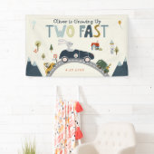 成長中2速誕生日バナー 横断幕 (インサイチュ)