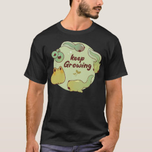 成長保する霜 Tシャツ