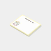 成長保中の引用文前向きレトロ花 ポストイット (アングル)