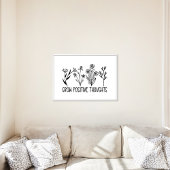 成長前向き思考の花感動的引用文 ポスター