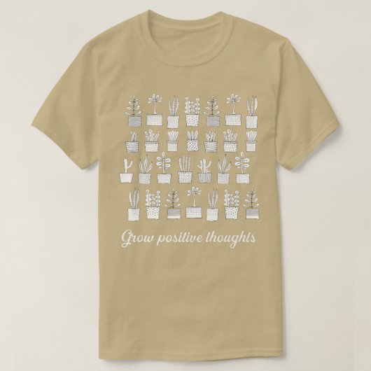 成長前向き思考ガーデンプラントマベジタ Tシャツ (デザイン正面)