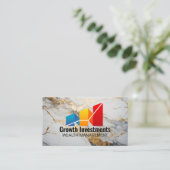 成長図グラフ | 財務 名刺 (スタンド正面)