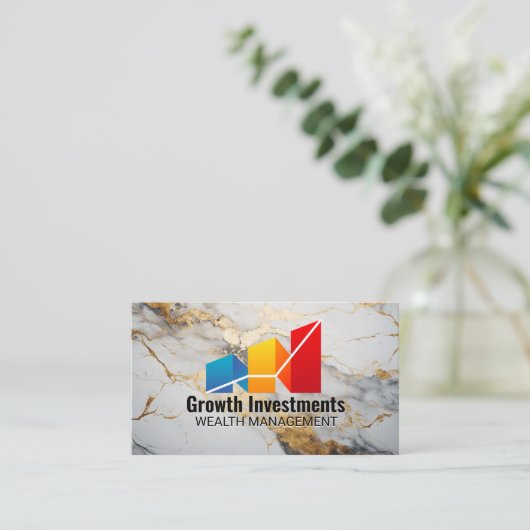 成長図グラフ | 財務 名刺 (スタンド正面)