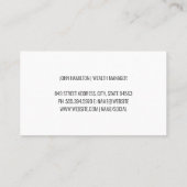 成長図グラフ | 財務 名刺 (裏面)