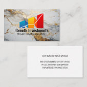 成長図グラフ | 財務 名刺 (正面/裏面)