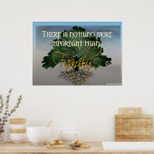 成長家族の木のポスター ポスター (キッチン)