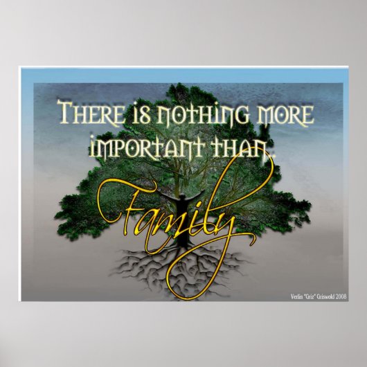 成長家族の木のポスター ポスター (正面)