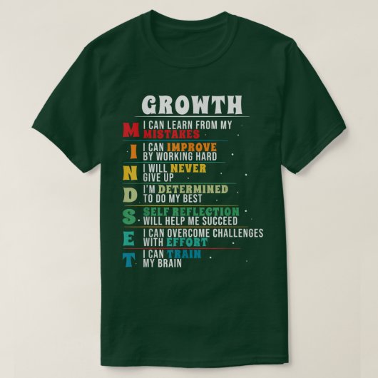 成長志向の脳モチベーション頭が切れる起業家 Tシャツ (デザイン正面)