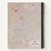 成長性マンゴスチン組成パーソナライズされた物 ノートブック (裏面)