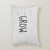 成長文字オン樺の木ツリーアクセント枕 アクセントクッション (正面(垂直))