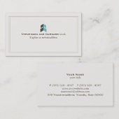 成長矢印プロフェッショナルロゴ 名刺 (正面/裏面)