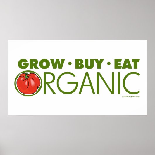 成長買食べオーガニック ポスター (正面)