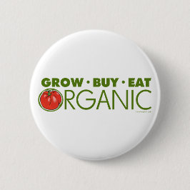 成長買食べオーガニック 缶バッジ