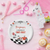 成長2つの高速ヴィンテージ誕生日紙プレート ペーパープレート (パーティー)