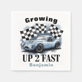 成長2歳の誕生日パーティーのカスタム スタンダードカクテルナプキン
