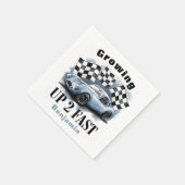 成長2歳の誕生日パーティーのカスタム スタンダードカクテルナプキン (角)