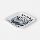 成長2歳の誕生日パーティーのカスタム ペーパープレート (傾斜あり)