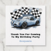 成長2速い誕生日パーティーありがとう フェイバータグ (裏面)