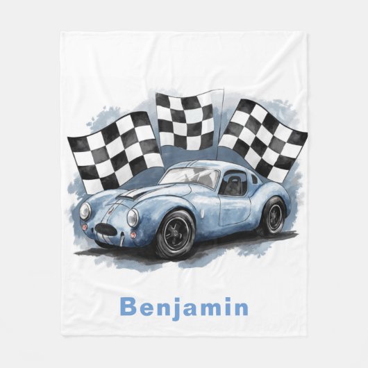 成長2速い誕生日パーティーのカスタム贈り物 フリースブランケット (正面)