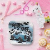 成長2速い誕生日パーティー ペーパープレート (パーティー)