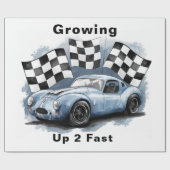 成長2速い誕生日パーティー ラッピングペーパー (フラット)