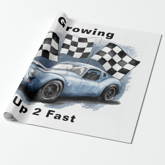 成長2速い誕生日パーティー ラッピングペーパー (アンロールド)