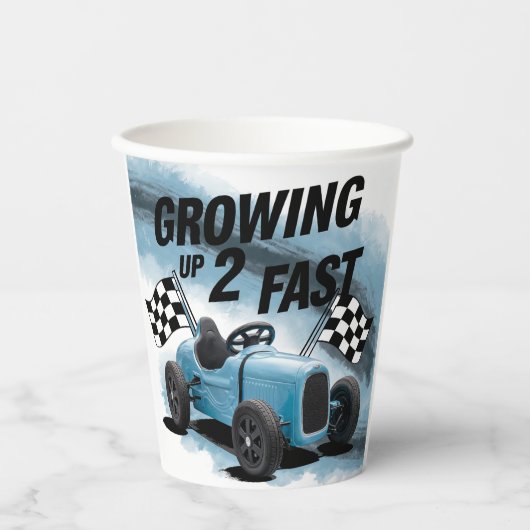成長2速い誕生日パーティー 紙コップ (正面)